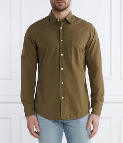 Рубашка Relegant_6 BOSS ORANGE - хаки(50489319)