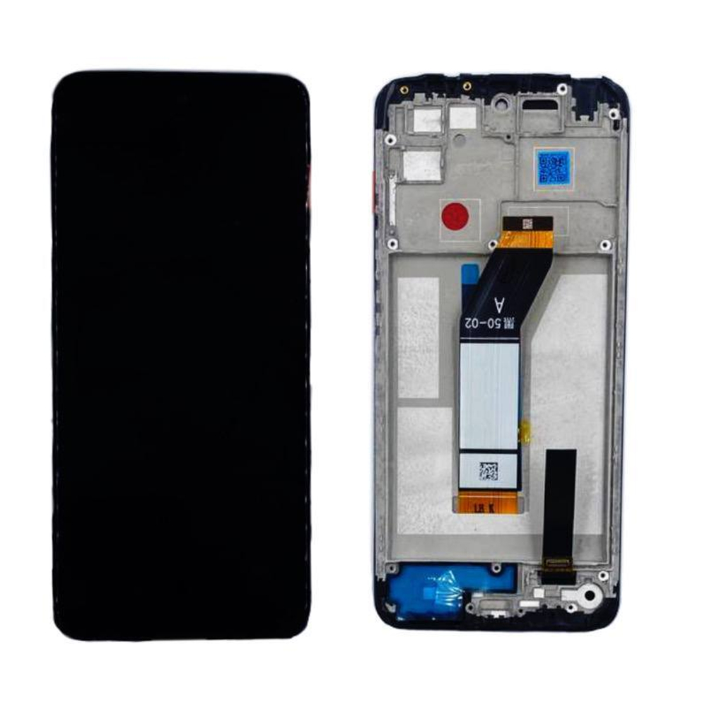 Дисплей для Xiaomi Redmi 10 2022 (22011119UY) с тачскрином и рамкой Черный - OR