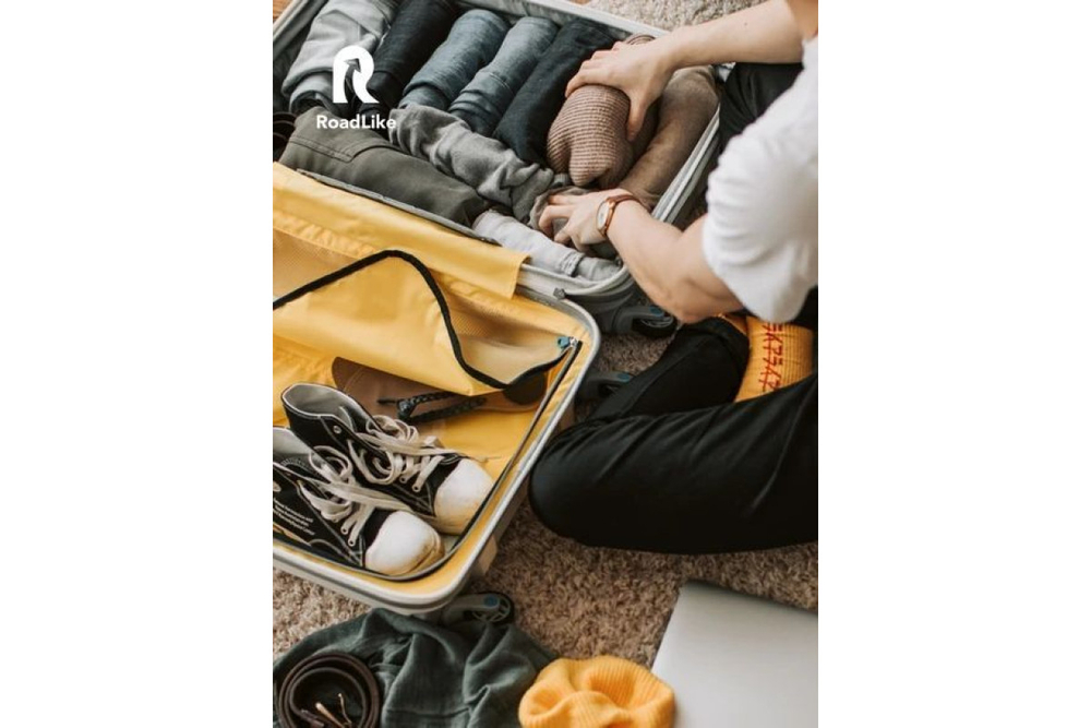 Чехол для чемодана RoadLike Way M, розовый