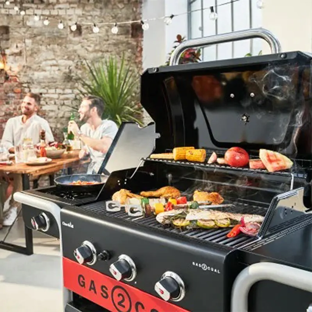 Char-Broil Gas2Coal Hybrid 3B угольно-газовый гриль 468301321
