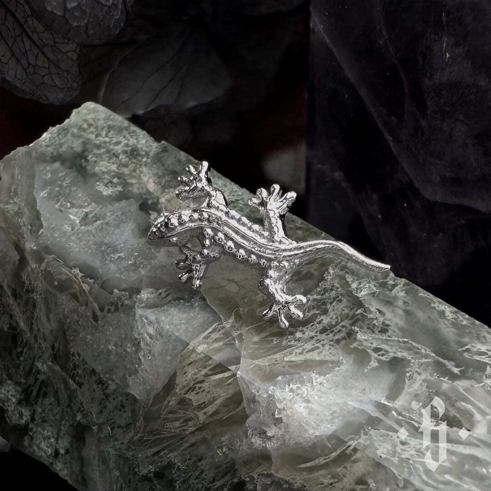 Накрутка &quot;Lizard&quot; - Белое золото