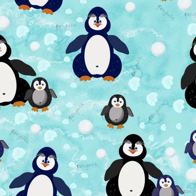 Семейство пингвинов