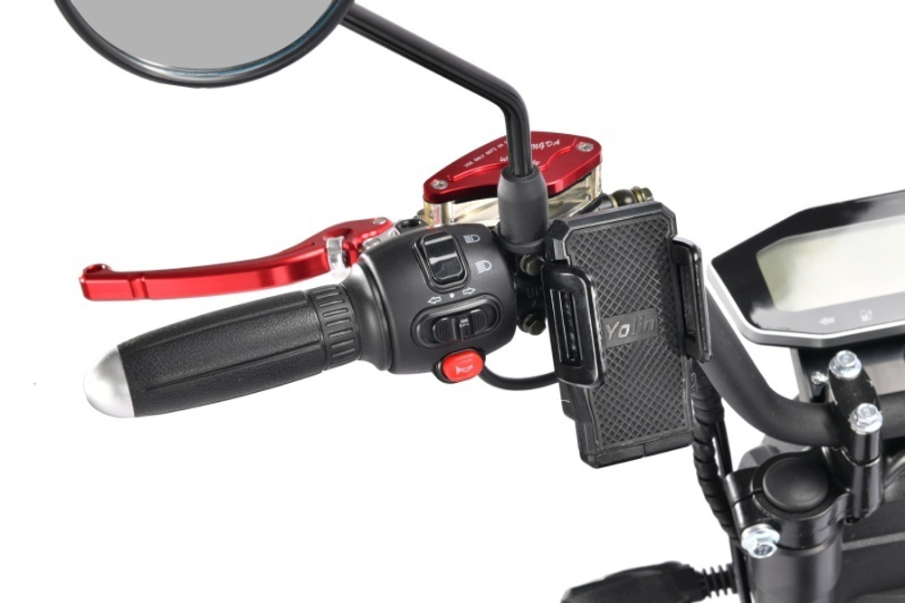 Электроскутер White Siberia Pro 2500W Black