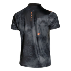 Мужское теннисное поло Bullpadel Molla Polo Men - Black, Orange