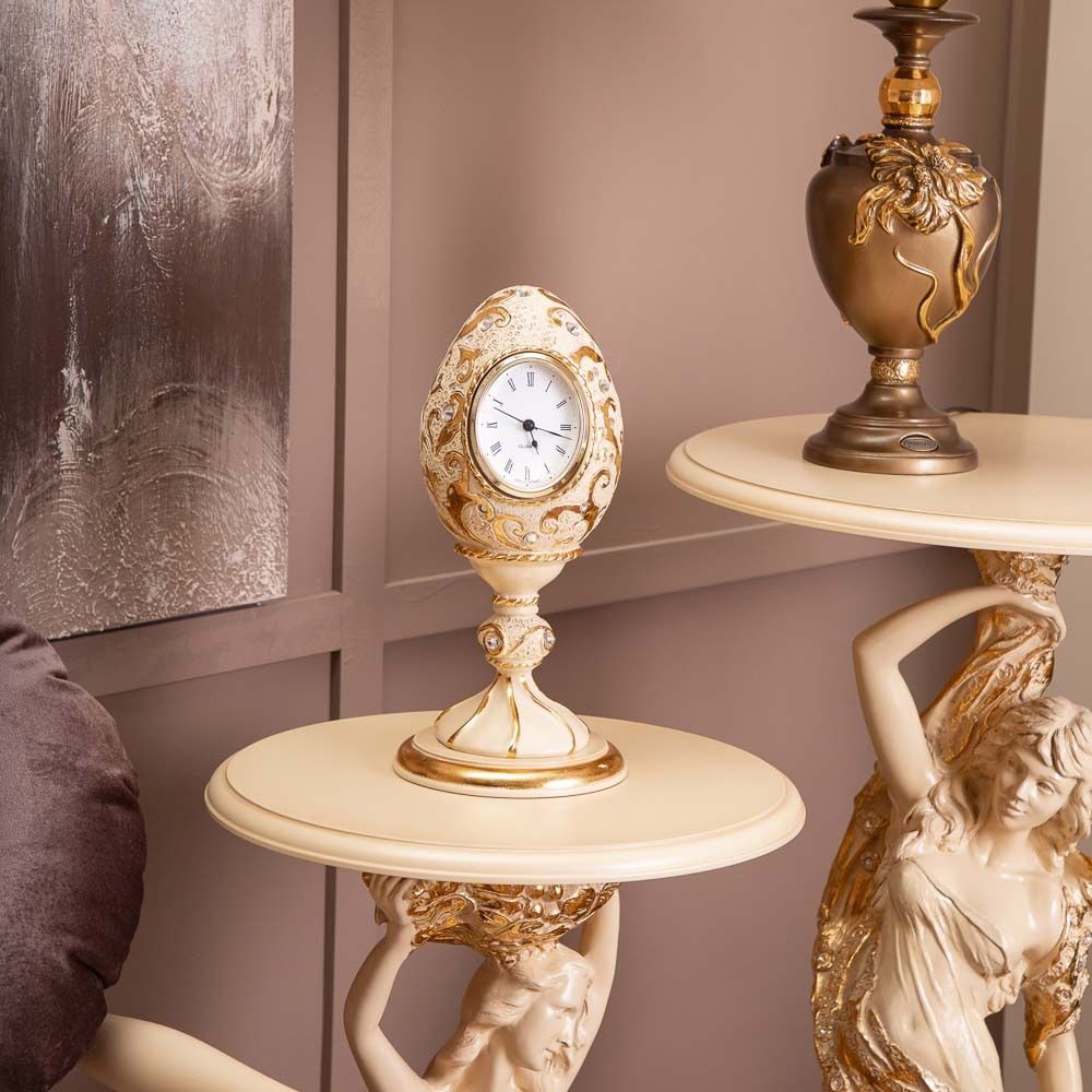 Часы настольные Наследие Фаберже Айвори