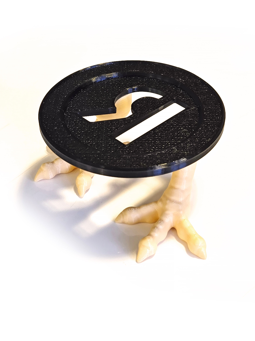 Шуточная подставка для Яндекс станции мини2 (Яндекс-Алиса) 3D печать, черная