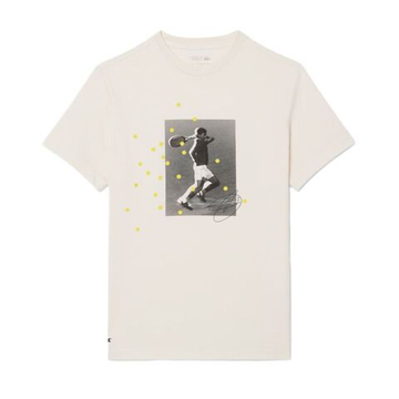 Мужская теннисная футболка Lacoste Tennis x Novak Djokovic Graphic - lapland