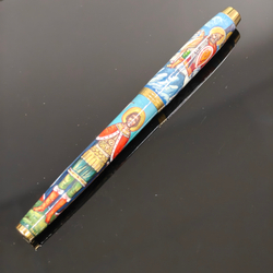 Ручка с ручной росписью Палех "Александр Невский"