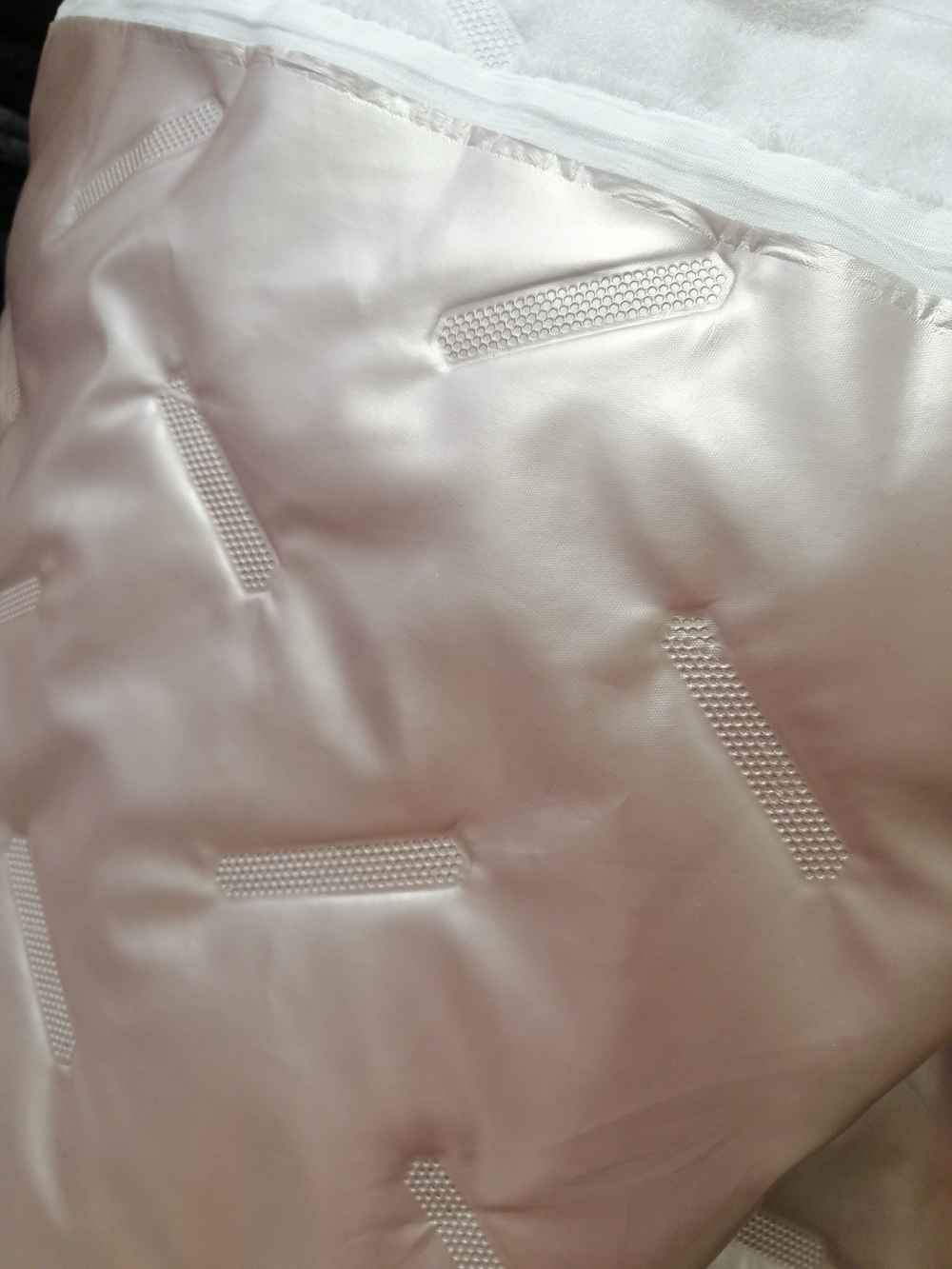 Стежка (курточная/термостежка/под "кожу"). Принт- Черточки, графит