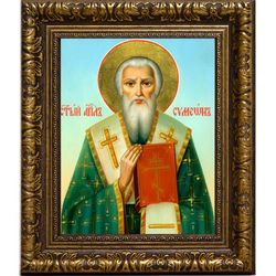 Симеон Иерусалимский, Апостол от 70-ти, сродник Господень по плоти, епископ. Икона на холсте.