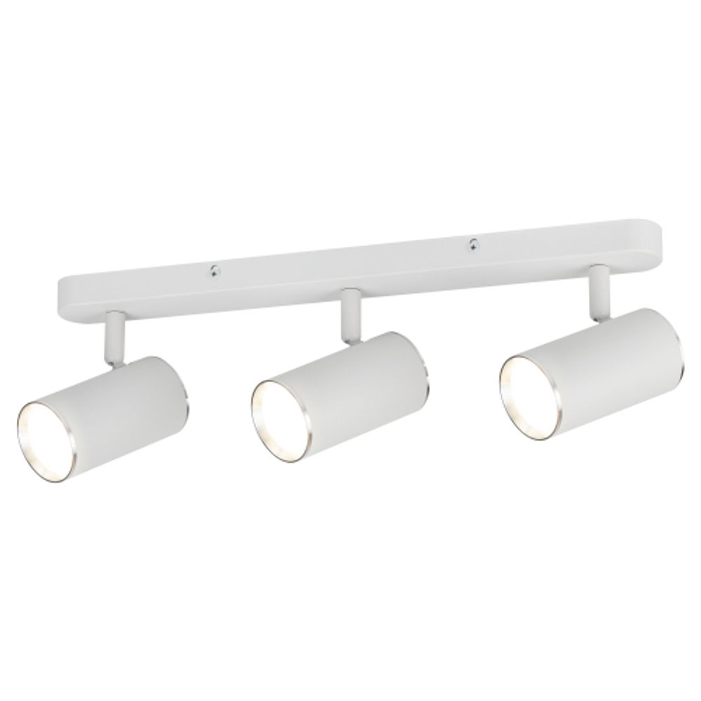 Светильник настенно-потолочный спот ЭРА OL35-3 WH MR16 GU10 IP20 белый хром