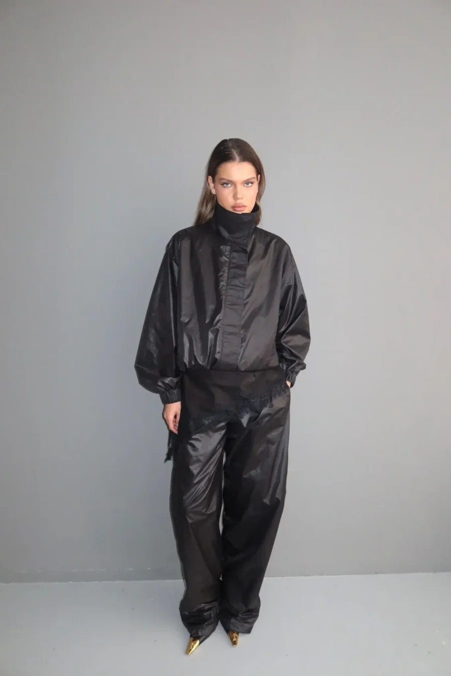 Брюки на резинке, Черный