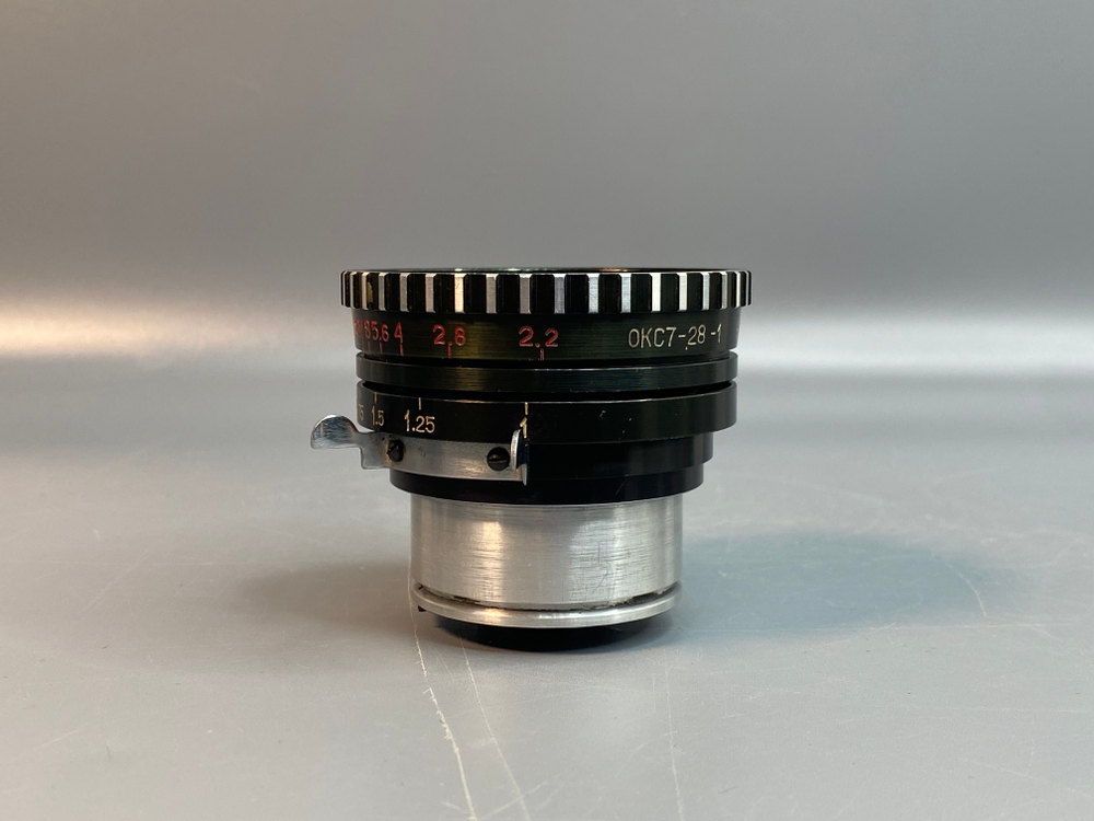 ОКС7-28-1 28mm f/2, переделан крепление PL-mount