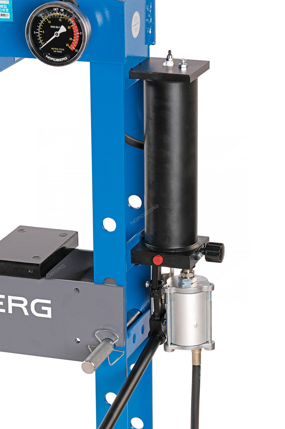 NORDBERG (N3620A) Гидравлический пресс, 20 т, ручной и пневмопривод
