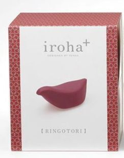 Бордовый клиторальный стимулятор IROHA TORI