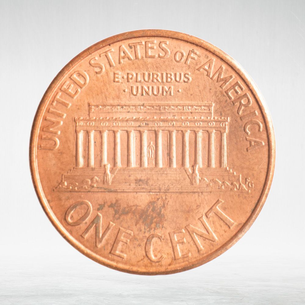 USA, 1 Cent, 1998 - Lincoln Memorial Cent, VF