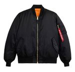 Бомбер Alpha Industries MA-1 Black (Черный)