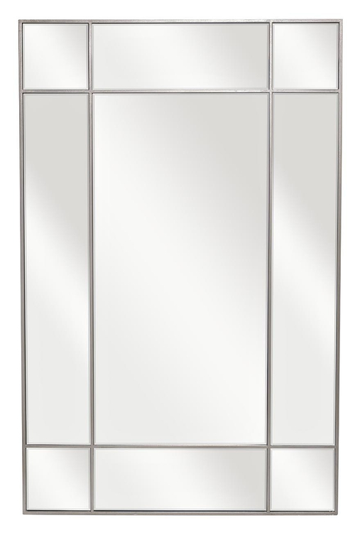 Зеркало Garda Decor прямоугольное в раме цвета хром
