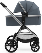 Коляска Agex Life 3 в 1 хромированная рама с автокреслом i-Safe S Black ALG590 Chrome Grey (Серый)