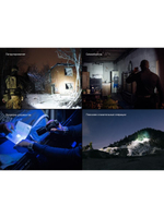 Фонарь Fenix тактический TK35R 5800 люмен с ультрафиолетом