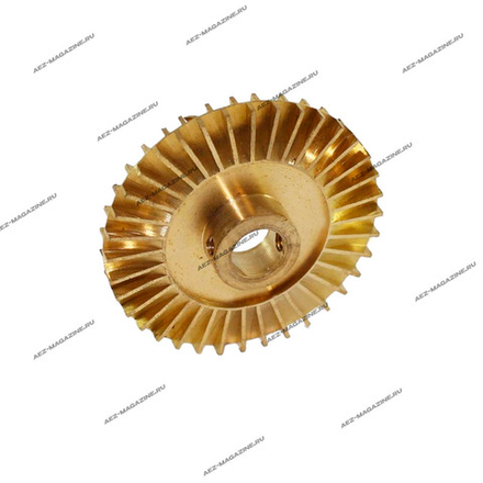 Крыльчатка для насоса металлическая D-52x10мм, H-12мм, без шпонки