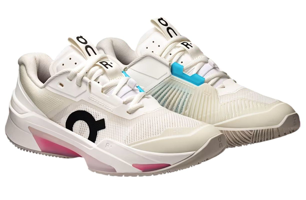 Женские теннисные кроссовки On The Roger Pro Fire - white/pink
