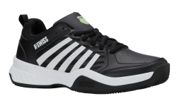 Мужские кроссовки теннисные K-Swiss Court Express 2 Clay - black/white/soft neon green