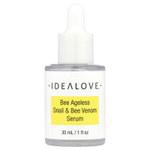 Idealove, Bee Ageless, сыворотка с улиткой и пчелиным ядом, 30 мл (1 жидк. унц.)