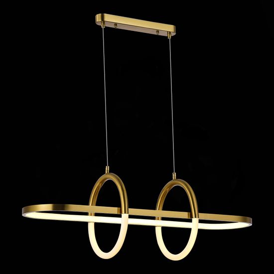 SL1579.313.01 Светильник подвесной ST-Luce Золотистый/Белый LED 1*48W 3000K MOFISTO