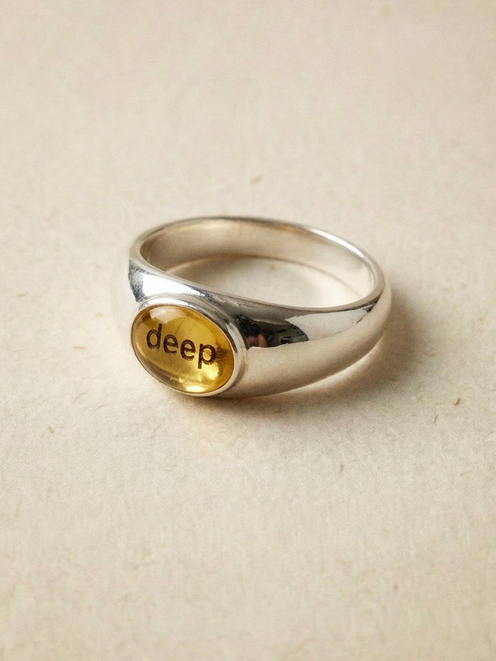 кольцо ЧУВСТВУЙ счастье