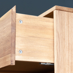 Комод Дольче Вита с 3 глубокими ящиками, массив дикого дуба