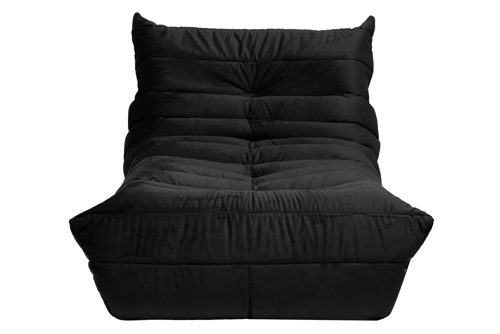 Диван Маршмеллоу Черный 1 секция