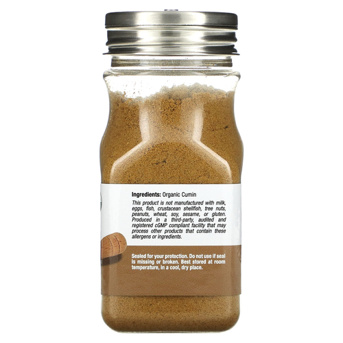 California Gold Nutrition, Foods, органическая зира, 74 г (2,64 унции)