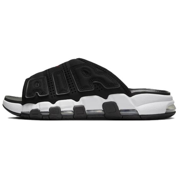 Nike Air More Uptempo Slide 'Black White Red'