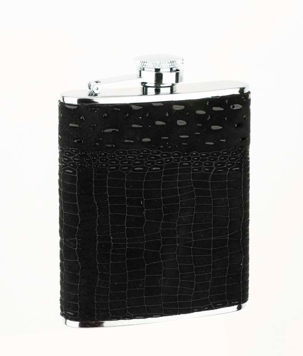 Фляга S.Quire 0,18 л TB06-3411-9 стальная цвет черный в подарочной фирменной коробке