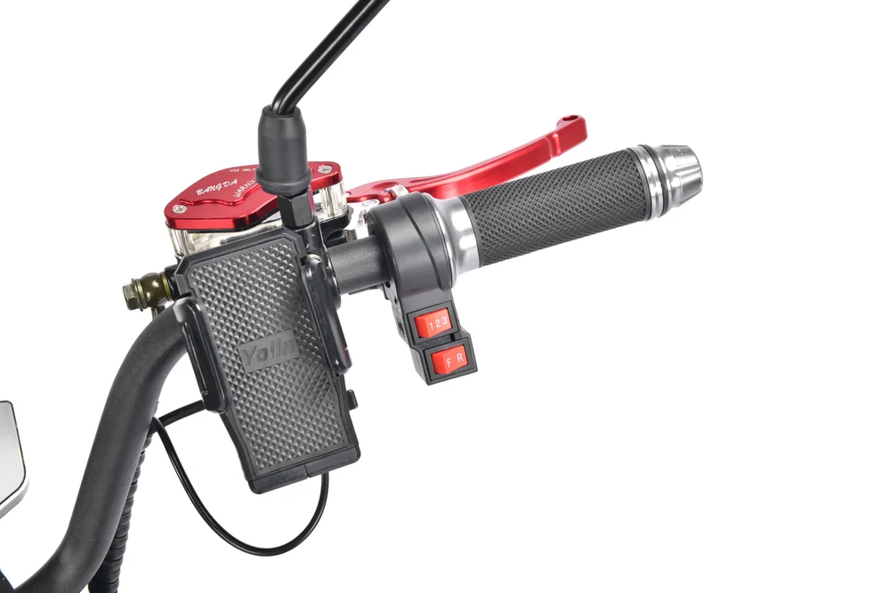 Электроскутер CityCoco White Siberia Pro 2WD 4000W Красный