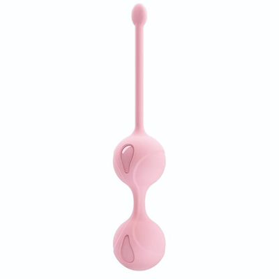 Нежно-розовые вагинальные шарики Kegel Tighten Up I (Цвет: нежно-розовый)