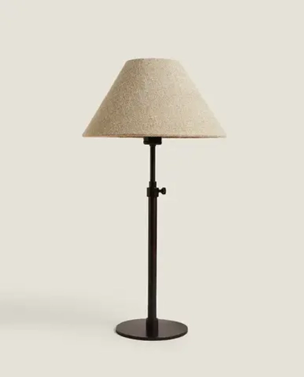 ZARA HOME НАСТОЛЬНАЯ ЛАМПА С МЕТАЛЛИЧЕСКИМ ОСНОВАНИЕМ