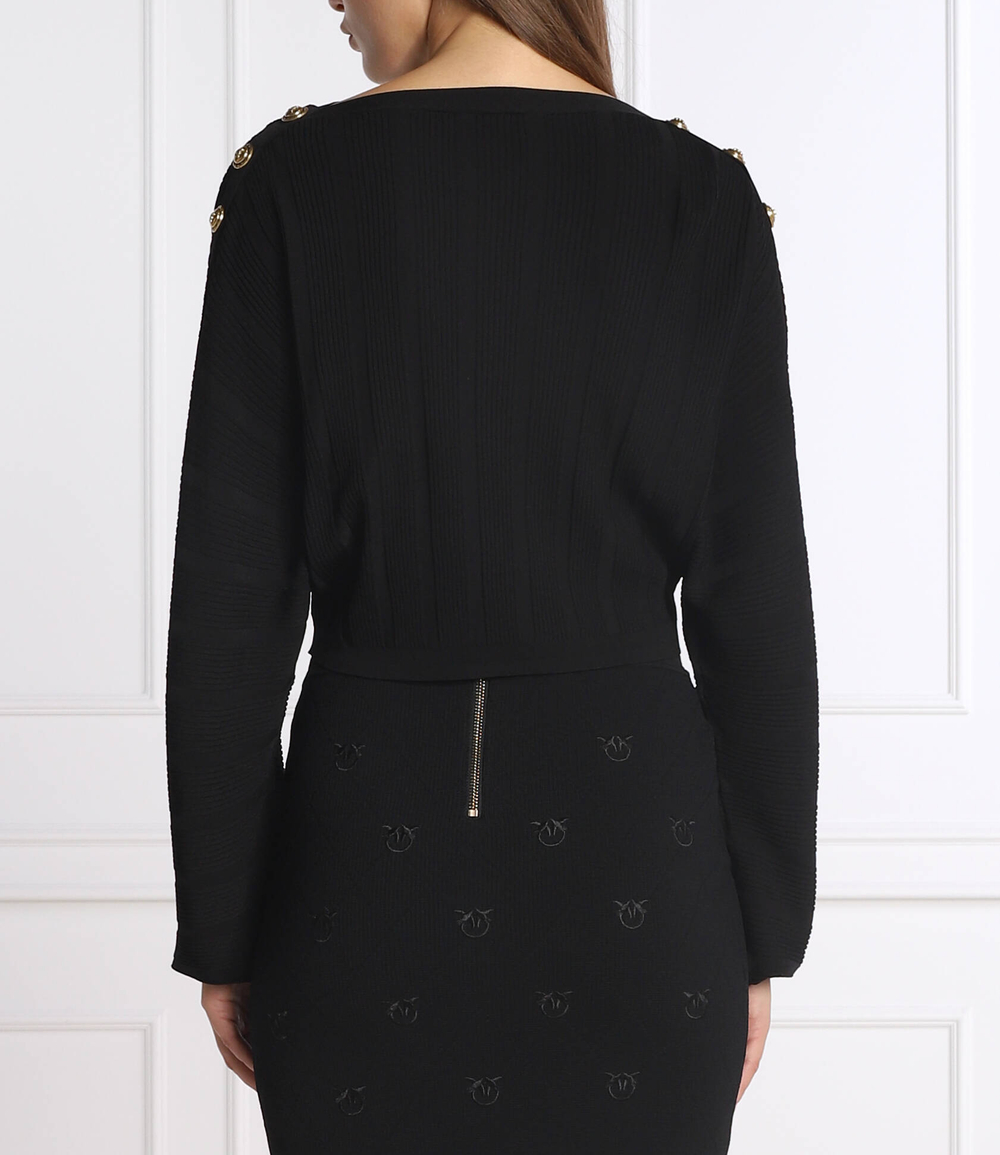 свитер wine Pinko - черный(1G17UJ A02I)