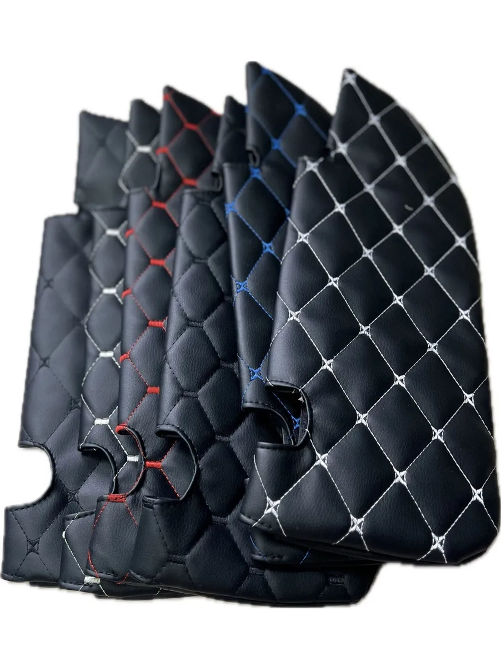 Чехлы на козырьки Лада Веста Vesta(красный Рубин)