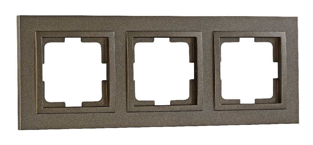 Рамка 3-я Mono Electric Despina бронза 102-230000-162