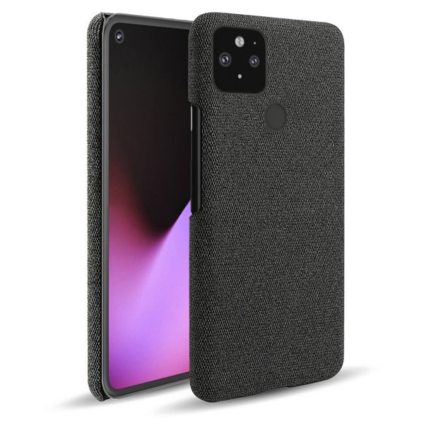 Тканевый чехол Coque Fabric Case для Google Pixel 4a (Черный)