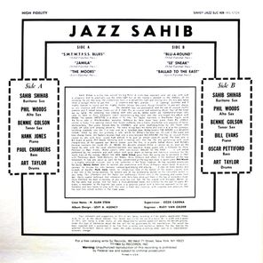 Sahib Shihab / Jazz Sahib (LP)