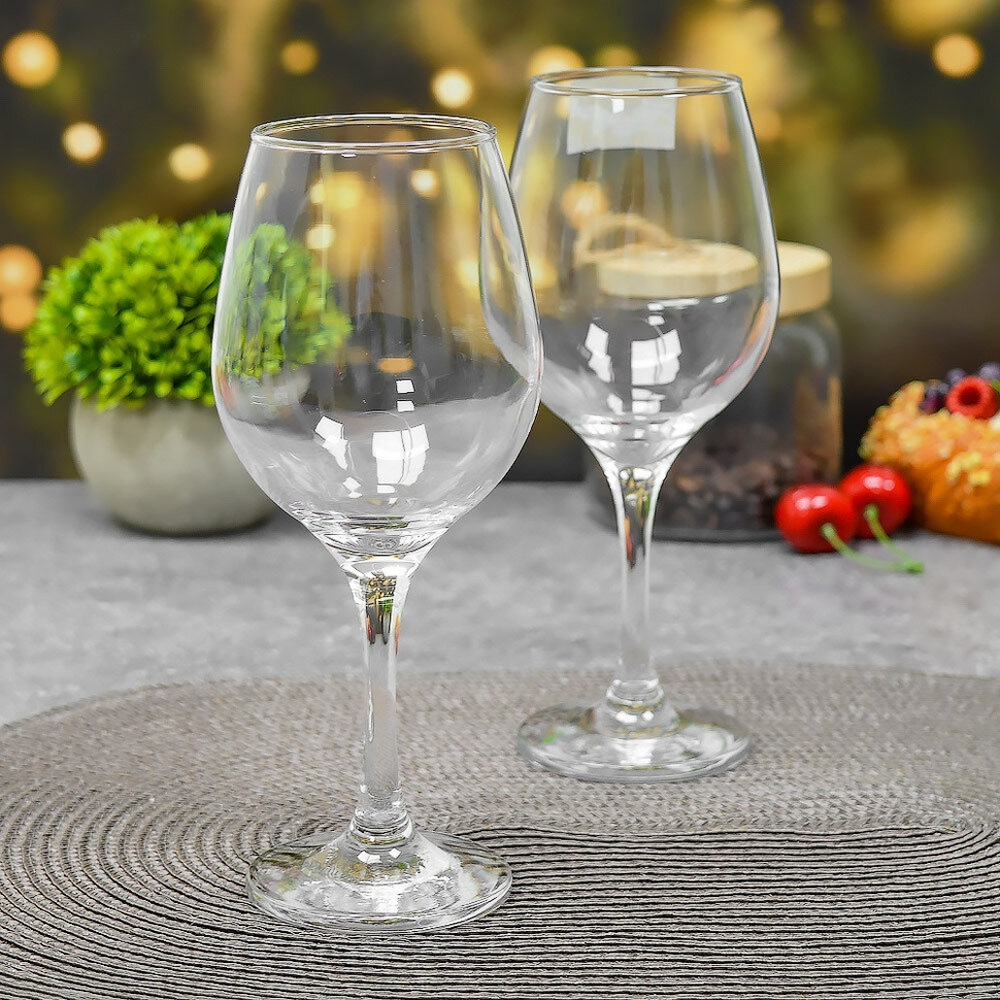 Набор бокалов для вина "Amber" 2шт 365мл