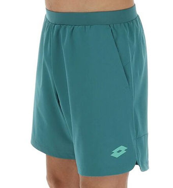 Мужские теннисные шорты Lotto Superrapida VIII - deep dark green