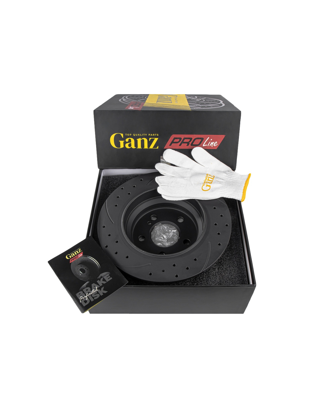 Диск тормозной задний перфорированный PRO-LINE с покрытием комплект MB W211/W212 ALL 02-> EXCL.AMG GANZ GIJ06153S