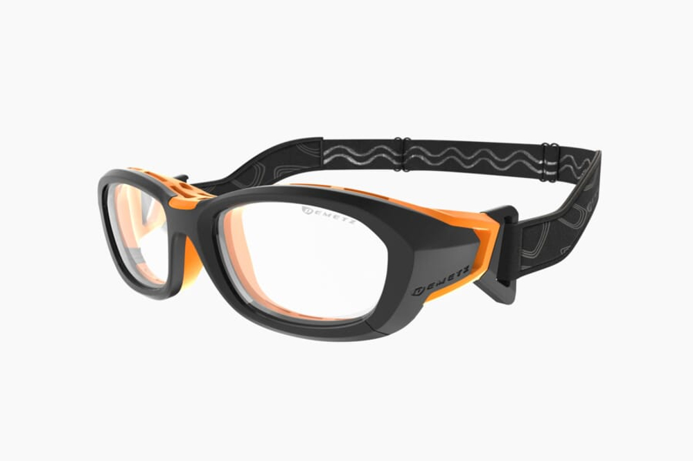 Спортивные очки с диоптриями Demetz Smash / Noir Mat / Orange Mat 53-17