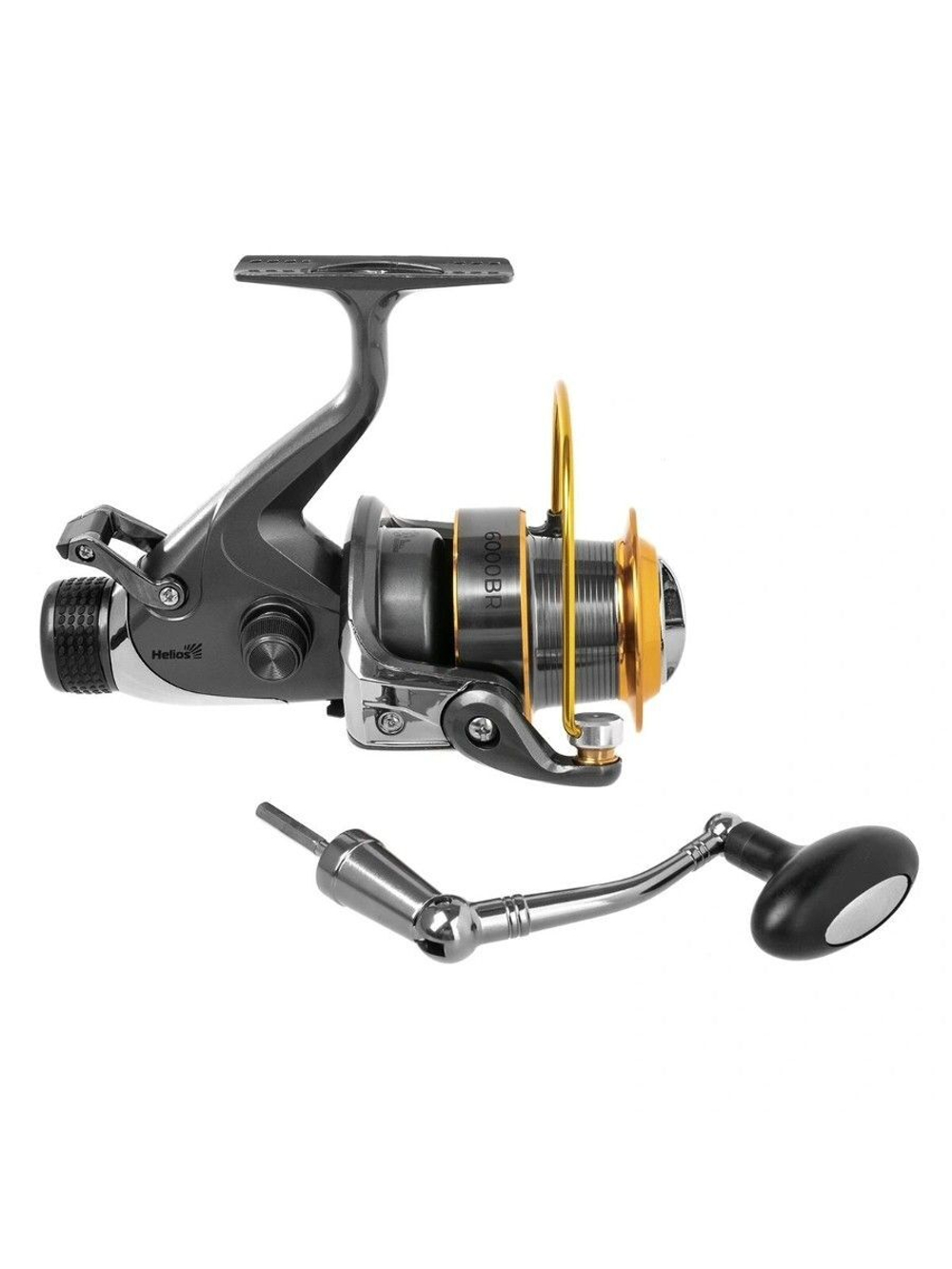 Катушка безынерционная Helios MIOKI (HS-KF-M5000-S) 5000 BR 5+1 подшипник + запасная шпуля