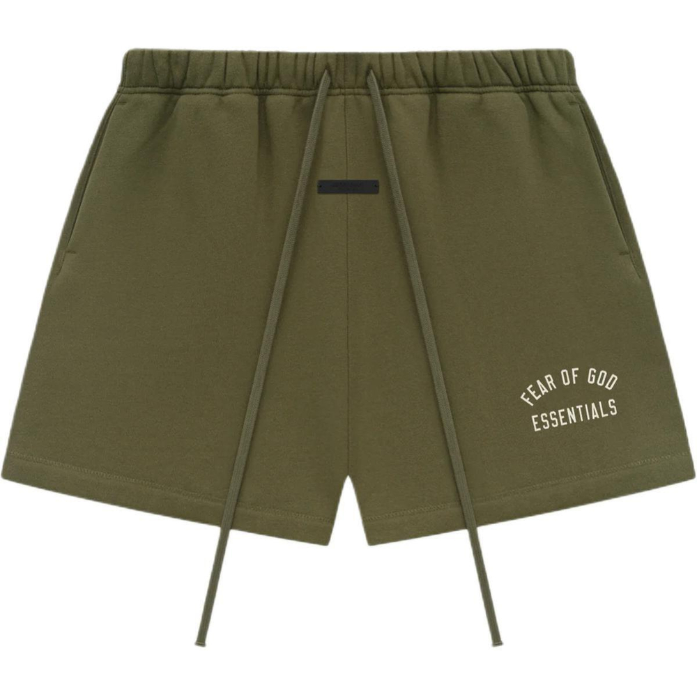 Шорты Fear of God Essentials Fall24 BACK TO SCHOOL Fleece Soccer Short /MILITARY, 160BT242005F