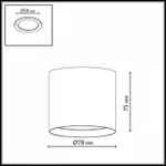 Накладной светильник Odeon Light HIGHTECH 7128/8CL